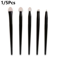 1/5Pcs Silicone Eyeshadow Brushes Soft Lip Balm Eyeliner Applicator Concealer Eyebrow Brushes Portable Facial Makeup Beauty Tool