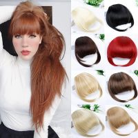 DIANQI Short Bangs Blonde Clip In Hair Resistant Wig Synthetic Fringe clips Extension