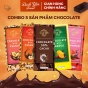 [COMBO 5 VỊ MIX CHOCOLA] Socoola đậu phộng,hạt điều,50% cacao,xoài sấy,dâu tây sấy siêu ngon 20g,50g thumbnail