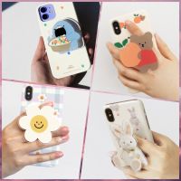 【 Korean Phone Case For Compatible for iPhone, Samsung ]Korea Acrylic Big Grip Tok + Hard Case Set Slim Cute Hand Made Unique Galaxy 13 8 xs xr 11pro 11 12 12pro mini Korea Made dkj