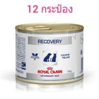 ส่งฟรีทุกชิ้นทั่วไทย  Royal Canin RECOVERY อาหารสัตว์ป่วยพักฟื้น 12 กระป๋อง