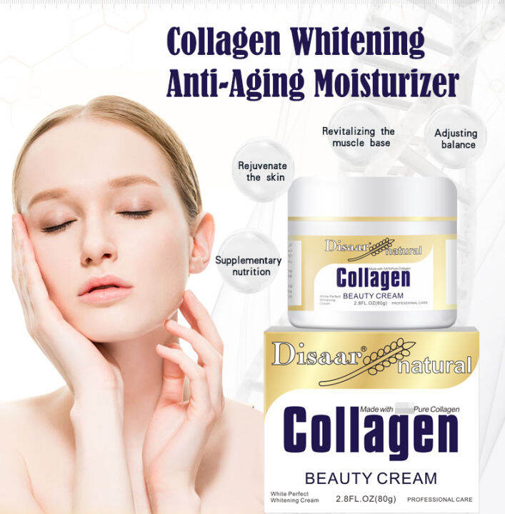 BEST SELLING DISAAR Collagen Face Cream 80g Whitening Moisturizing Anti