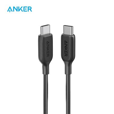 Anker Type C 60W Powerline III USB-C ไปยัง USB-C สายชาร์จเร็วสำหรับ Samsung Galaxy S20บวก S9 S8บวกโทรศัพท์ R สาย