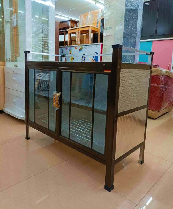 ตู้กับข้าววางเตาหน้ากระเบื้อง-kitchen-100-cm-model-g-1085-ดีไซน์สวย-สไตล์เกาหลี2บานเปิด-หน้ากระเบื้อง-สินค้าขายดี-แข็งแรงทนทาน