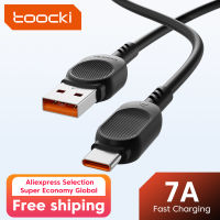 Toocki 7A USB Type C สาย 100W Super Fast CHARGING สำหรับ Huawei P40 P30 USB C Charger ข้อมูลสำหรับ Samsung Xiaomi OnePlus POCO-asdewrwerds