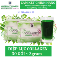 Diệp Lục Collagen Hộp 30 gói Chính Hãng - DIỆP LỤC COLLAGEN