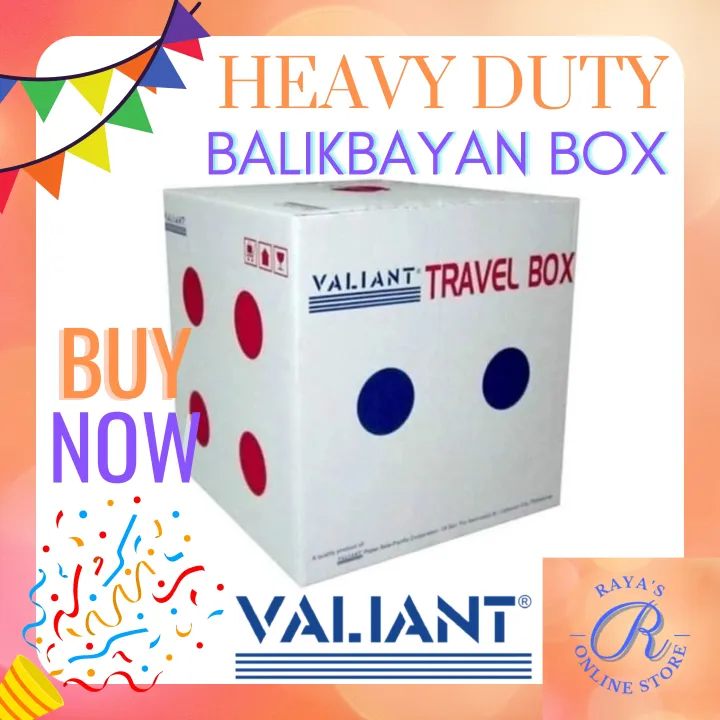 Raya's Bookstore Valiant Balikbayan Best Heavy Duty Storage Box