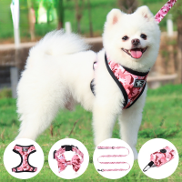 New Traction Rope Vest-style Dog Chest Harness Set Small and Medium-sized Dog Walking Rope Dog Rope