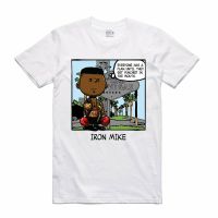 ใหม่ Streetwear On Demand IRON MIKE TYSON PNUTS สีขาว TEE เสื้อ SMALL-3XLARGE