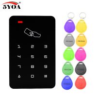 Standalone Access Controller with 10pcs EM keychains RFID Access Control Keypad digital panel Card Reader For Door Lock System