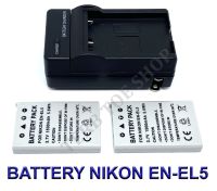 EN-EL5  ENEL5 แบตเตอรี่  แท่นชาร์จ  แบตเตอรี่พร้อมแท่นชาร์จสำหรับกล้องนิคอน Battery  Charger  Battery and Charger For Nikon Coolpix P6000,P530,P520,P510,P80 ,P500,P90,P100,5200,P5100,S10,P5000,P4,4200,3700,P3 BY TERB TOE SHOP