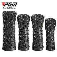 PGM Golf Club Head Covers Suitable For Woods And Putters Black And White Waterproof PU Material Protective Cover GT035