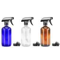 2pcs 250ml Empty Glass Spray Bottles Refillable Container for Essential Oils Cleaning Products Aromatherapy Durable Trigger with Travel Size Bottles C