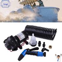 TENGJI 24V เรือยอชท์ RV 5 GPM 70 PSI เรือยอชท์ไฟฟ้าบนกระดานพร้อมสายรัดเบรคใต้น้ำชุดปั๊มปั๊มน้ำทะเล