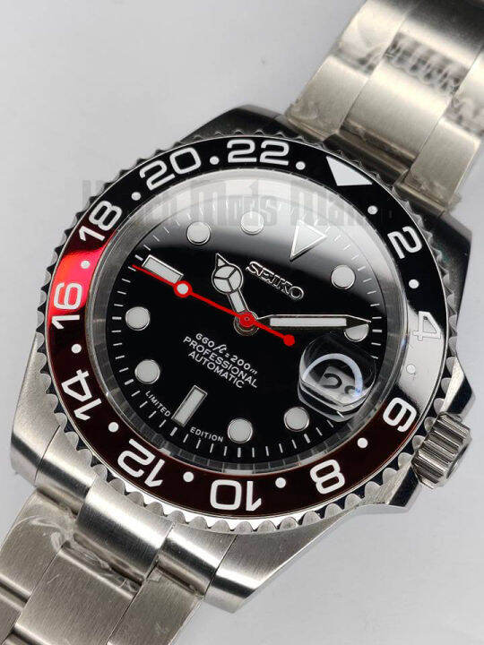 Montre Automatique Seiko Mod NH35 Style Yachtmaster Bi-ton - Neuf Avec étiquettes - Unisexe Adulte