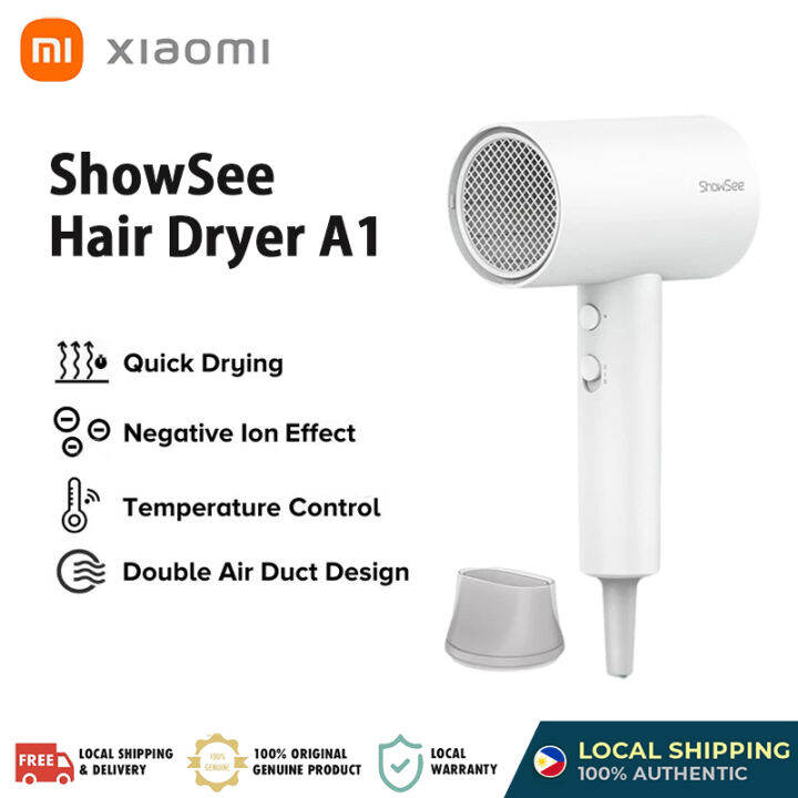 Xiaomi ShowSee Anion Hair Dryer A1 Portable Diffuser Ion Professional Hairdressing Blow Dryer
