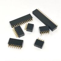 100ชิ้น2.0มิลลิเมตร2x 23456810121640ขา Stright หญิงคู่แถวหัวเข็มแถบ PCB เชื่อมต่อ