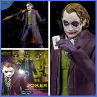 Figure (Black Suit) Gift for Kids Boys The Dark Knight The Dark Knight  Joker Action Figure Vivid Lifelike Character Model H.Figuarts The Dark Knight Joker Figure SHF Collection Toy New with Box 6