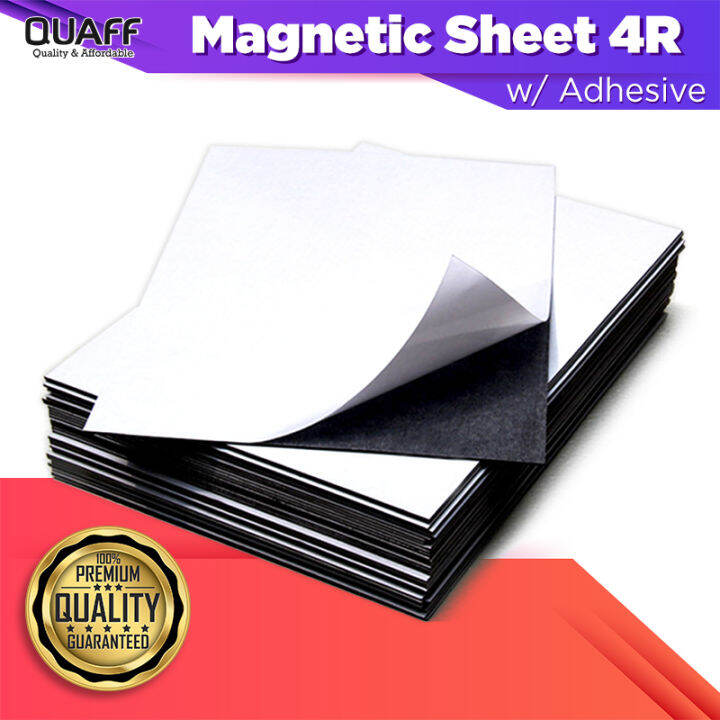 5 sheets) 4r Size Sheets with Adhesive sticker , Photobooth