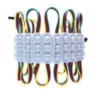 DC 12V 5050 RGB LED Module IP68 Waterproof Injection Lens Advertising Light Changeable Color Sign Backlight Outdoor LED String