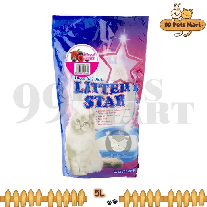 Litter Star Crystal Cat Litters 5 Litres (Mix Fruit) Lazada