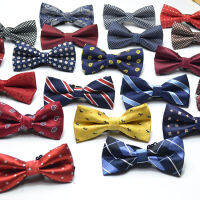 LINGUOZHANG22Bowtie สำหรับชุดทำงานผู้ชายเนคไทผูกโบว์ผ้าทอลอนลูกฟูกสำหรับเจ้าบ่าวเพื่อนเจ้าบ่าวเจ้าภาพและพิธีกร