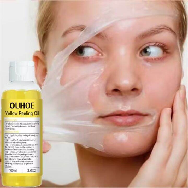 Yellow Peeling Oil Original 100ml Skin Peeling Body Peeling Underarm