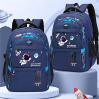 2023 New Kids Backpack Cartoon Astronaut Teenages Schoolbag Primary Waterproof Backpack Boys Girls Orthopedic Mochila Infantile