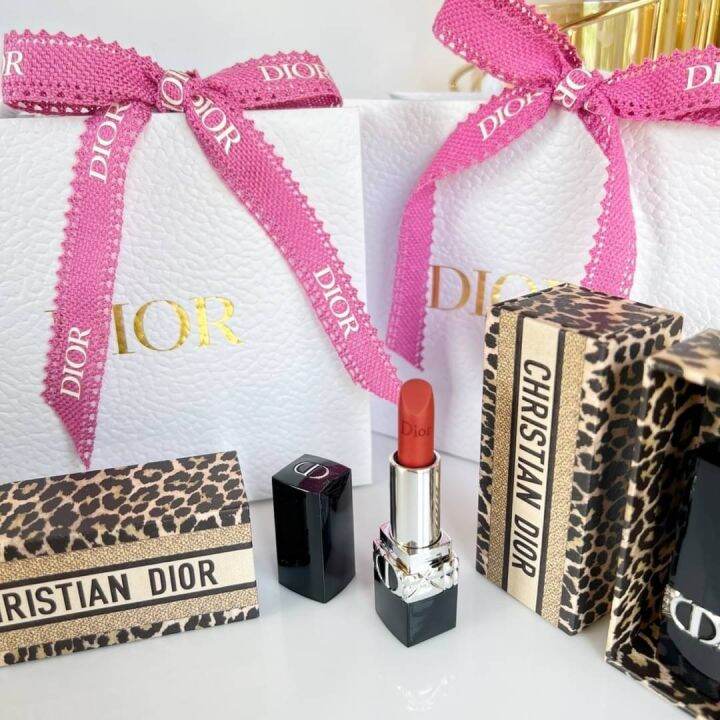 ลิปสติก Dior Rouge Mini Lipstick Set 1.5g 720 Icone พร้อมกล่องลิป