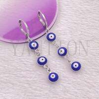 【YF】❒┋▪  Turkish Evil Hoop Earrings Gothic Small eye fringe Jewelry Gifts