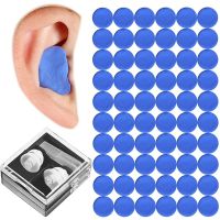 60Pcs Moldable Shaped Noise Reduction PU Earplugs Aid Sleep Soft Earplugs Earplugs Soundproof Ear Plugs Sleep Snoring Tools