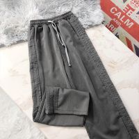 ▩✸∋ American hiphop street style straight drapey wide leg long pants for men and women oversize high street ins casual sweatpants