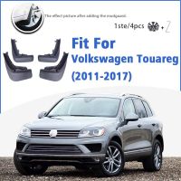 Mud Flaps สำหรับ Volkswagen VW Touareg 2011-2017ด้านหน้าด้านหลัง4Pcs Mudguards Mudflap รถอุปกรณ์เสริม Auto Styline Splash Guard Fender