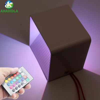 Home Decor Led Wall Lamp Modern Wall Light FixtureBedside Room Bedroom Indoor Lighting Sconce LED Wall Lamps with Remote