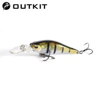 Lure Lifelike Fish Lures Hard Winter Sinking Japan [hot]OUTKIT 5cm Minnow 1Pcs Fishing Swing Baits Slowly 3.9g Small New Diving Deep