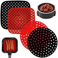 [HOT JILZKXLGWOQQ 121] 1PCS ซิลิโคน Air Fryer Liner สแควร์/รอบ Non-Stick Baking Mat Steamer Pad Airfryers Steamers Bakeware เสื่อน้ำมันครัวเครื่องมือ