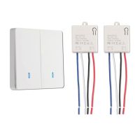 ◐❅ Mini Relay Receiver With Remote Control Remote Control Wireless Smart Wall Light Switches Wall Panel Switch Universal Breaker