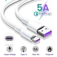 สาย USB ชนิด C ขนาด50ซม. 1ม. 2ม.,สายชาร์จแบตเตอรี่ USB สายชาร์จสำหรับ Huawei P40 P30 Samsung S20 S10 S9 Xiaomi Note 8 8T Pro Type C