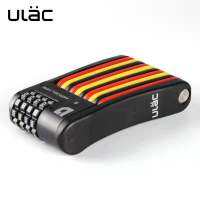 ULAC X5 Bicycle Lock Folding Combo 70cm Arm 4 Codes Resettable Light Weight Pocket Size Anti-theft Bike Safety Lock