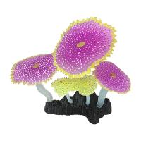 Glowing Fish Tank Coral Silicone Simulation Coral Aquatic Plants Multifunctional Fish Tank Fake Coral Plant Harmless Fluorescent Coral Plant Decorations for Fish Tank Aquarium fun