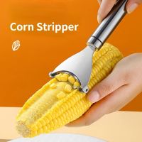 สแตนเลสข้าวโพดกบ Thresher Creative Home Kitchen Quick Corn Peeling Gadget อุปกรณ์ครัว