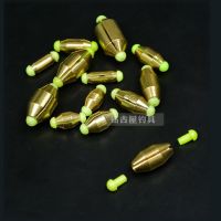 Sinker 5.5g 2g 4.5g 7.5g Tackle 14.5g 1g Accessories Fishing Bullet 18g 3g 11g Copper [hot]5pcs/lot Sharped Copper Weight