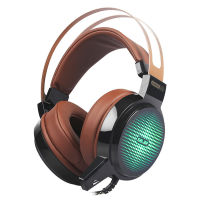 UNITOP Salar C13 Gaming Big Headset Wired Headphones with MicLED Light Over Ear Stereo Deep Bass for PC Computer Gamer Earphone