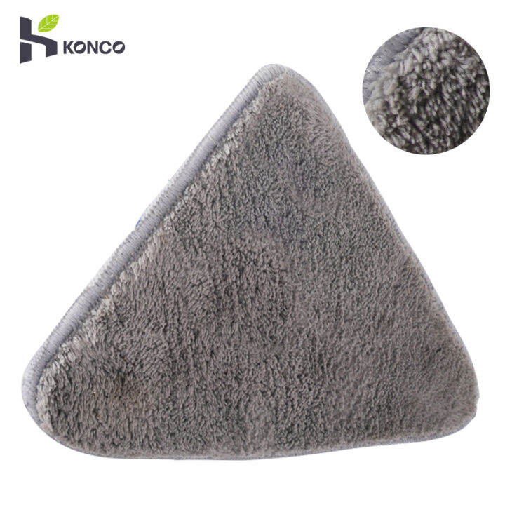 Konco replace mop cloth for Triangular Mop 360°Rotatable Adjustable