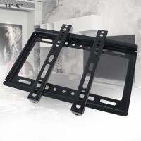 Universal Thin 18KG Black Wall Mount cket Flat Panel Frame With Gradienter For 14-42 Inch LCD LED Monitor Flat Pan