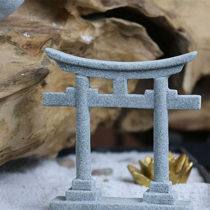 feeoung-หินทรายเทียม-ประตู-torii-ญี่ปุ่นขนาดเล็ก-สีเทาและสีเทา-งานฝีมืองานประดิษฐ์-การจำลอง-torii-ของขวัญสำหรับเด็ก-เครื่องประดับถังปลา-ศาลเจ้า-shinto-ขนาดเล็ก-ของเล่นสำหรับเด็ก