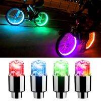 2023 NEW Tire Valves Cap LED Lights Universal Car Motorcycle Bicycle Tyre Hub Motion Sensor Glowing Bulbs Cycling Lamp Accessories