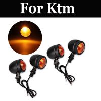 4pcs/Set Motorcycle Bullet Turn Signal Indicator Lights For Ktm 790 1290 Super Duke R Gt Adventure 125 Duke Sx Exc Six Days