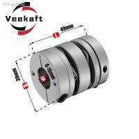 Aluminum alloy D39L49 double diaphragm coupling elastic connector D39mm L49mm ball screw step servo motor encoder computer