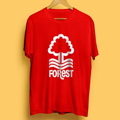 [S-5XL]เสื้อยืดผ้าฝ้าย พิมพ์ลายฟุตบอล Nottingham Forest ภาษาอังกฤษS-5XL